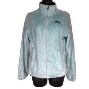 The North Face Pastel Green Fleece Jacket Women's Size Small Full Zip